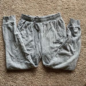 Grey puma sweatpants